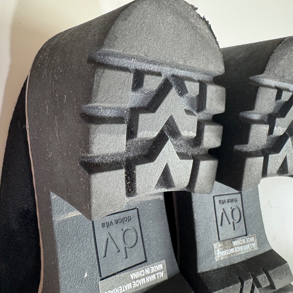 Dolce Vita Black Suede Loafers - Picture 11 of 14